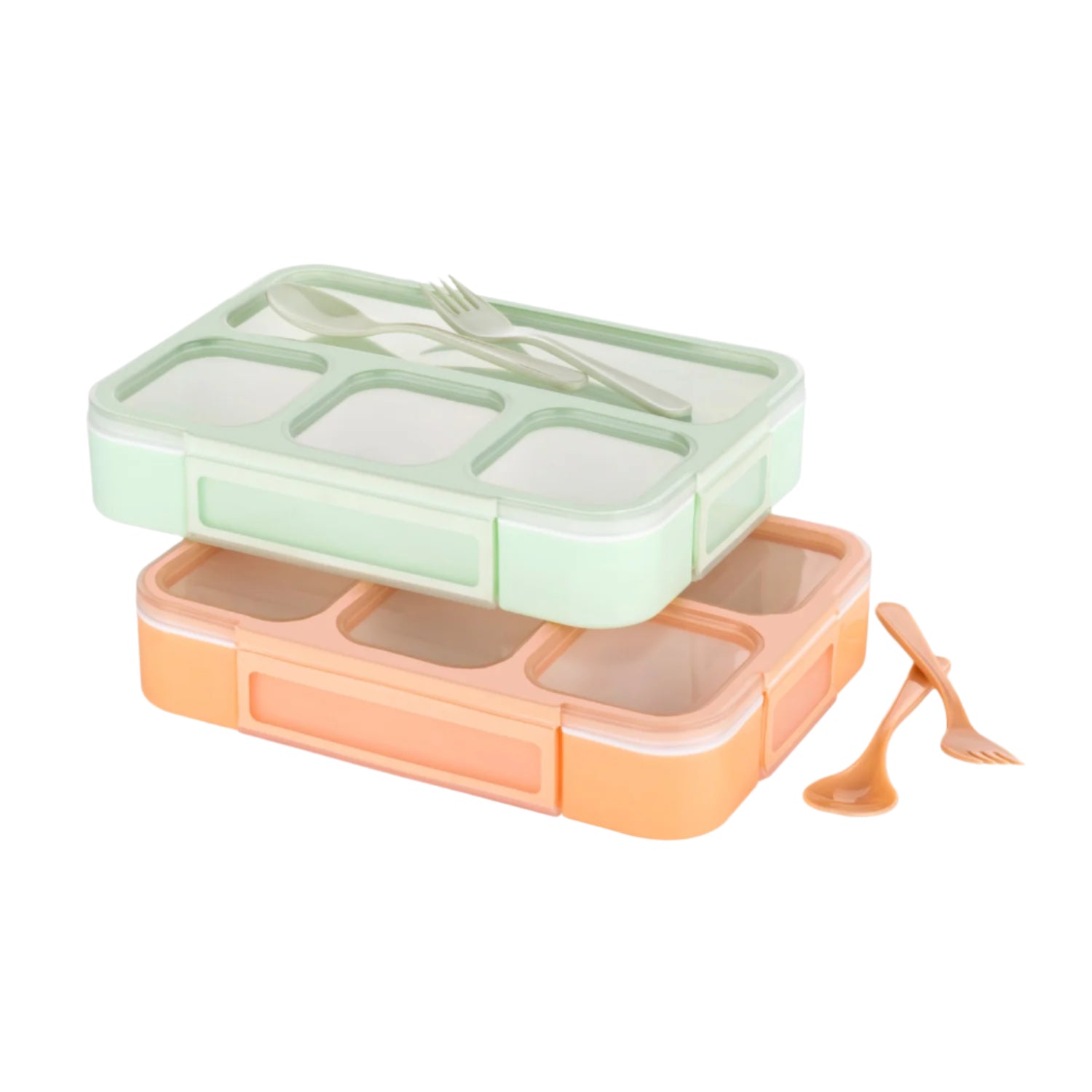 Leak-proof 4-compartment box Leak-proof 4-compartment box